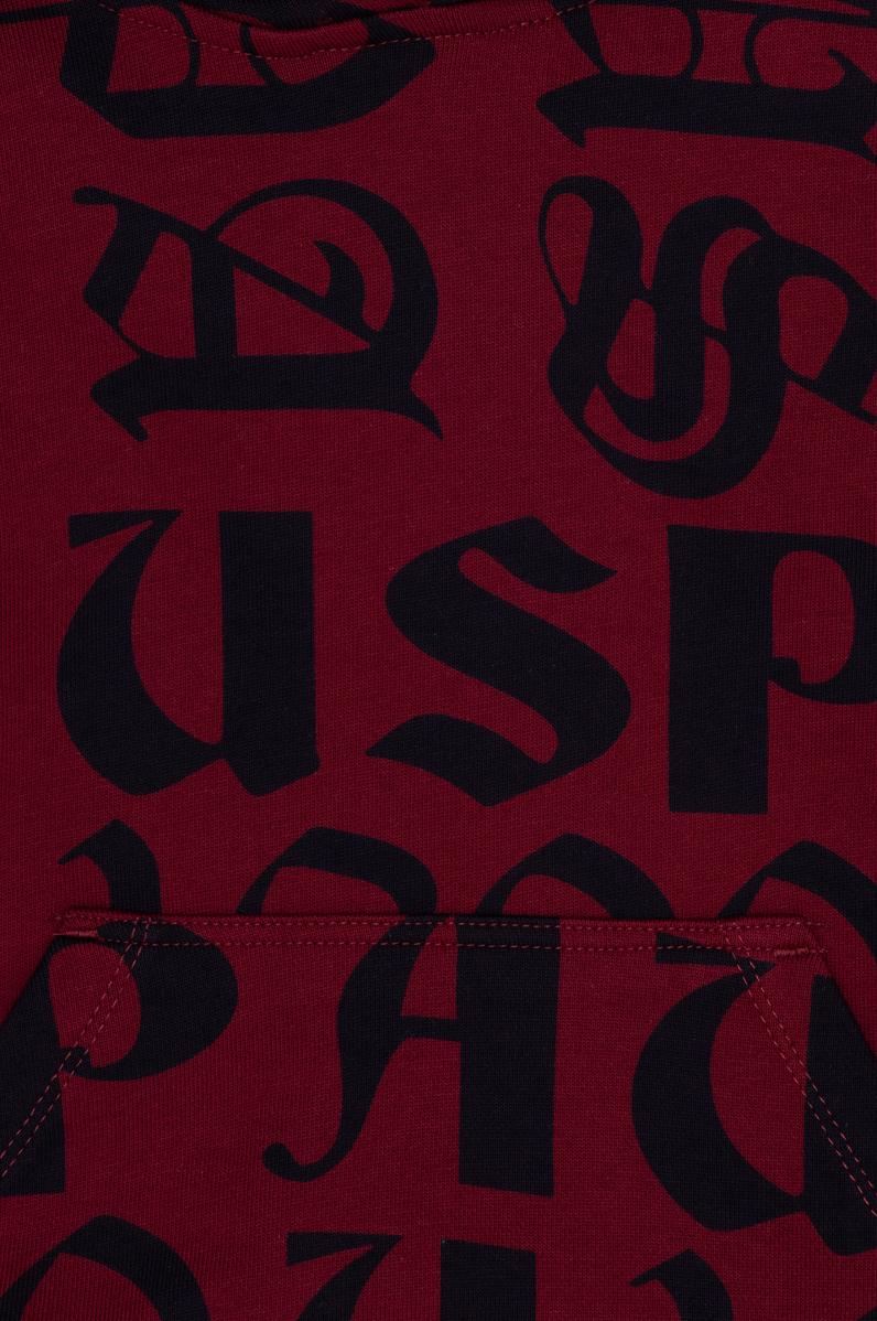 Çocuk Vişne Kapüşonlu Sweatshirt