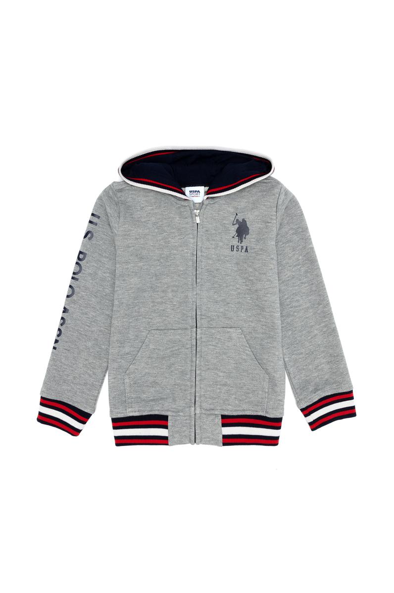 Erkek Çocuk Gri Melanj Sweatshirt