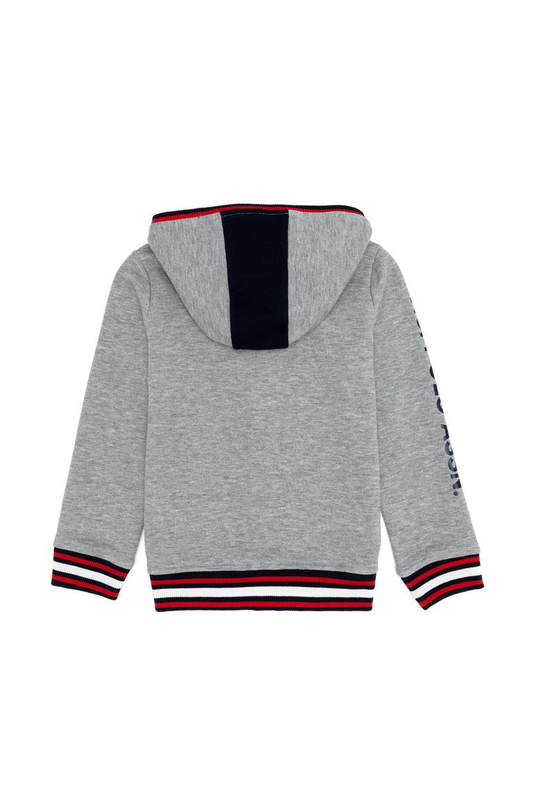 Erkek Çocuk Gri Melanj Sweatshirt - 50253775015