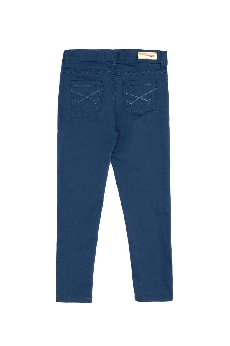 Kız Çocuk İndigo Kanvas Pantolon - 50256600001