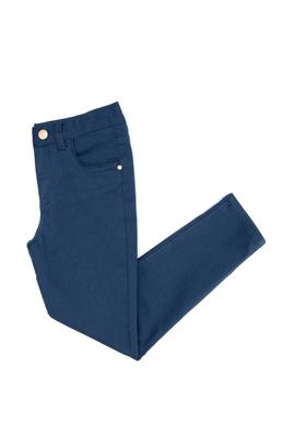 Kız Çocuk İndigo Kanvas Pantolon - 50256600001