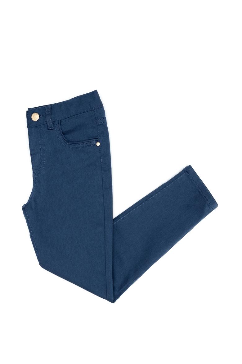 Kız Çocuk İndigo Kanvas Pantolon - 50256600001