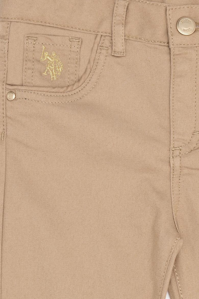 Kız Çocuk Camel Kanvas Pantolon - 50256600033