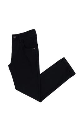 Erkek Çocuk Siyah Kanvas Pantolon - 50260844031