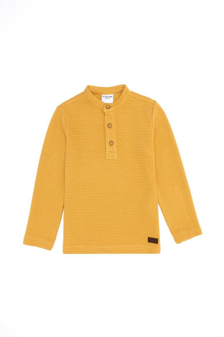 Çocuk Safran Hakim Yaka Sweatshirt - 50253348005