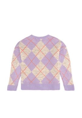 Kız Çocuk Lila Kazak - 50254120001