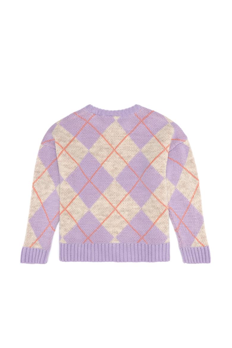 Kız Çocuk Lila Kazak - 50254120001