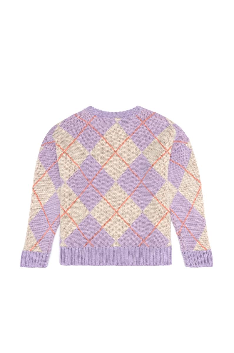 Kız Çocuk Lila Kazak