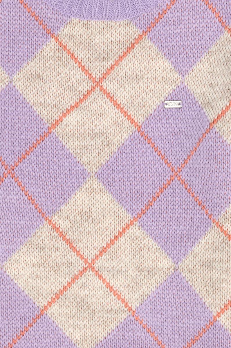 Kız Çocuk Lila Kazak