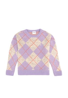 Kız Çocuk Lila Kazak - 50254120001