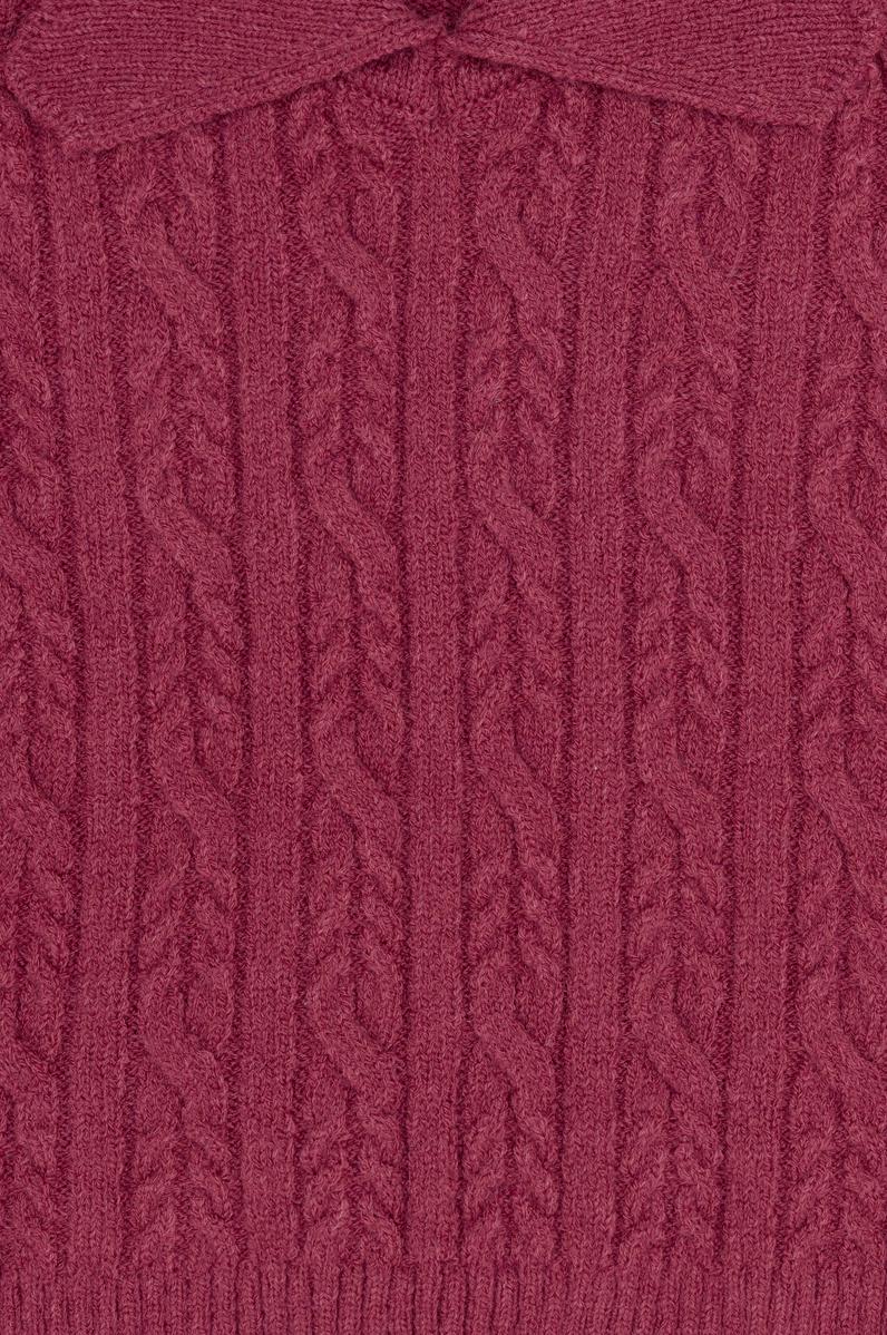 Kız Çocuk Manolya Bebe Yaka Kazak