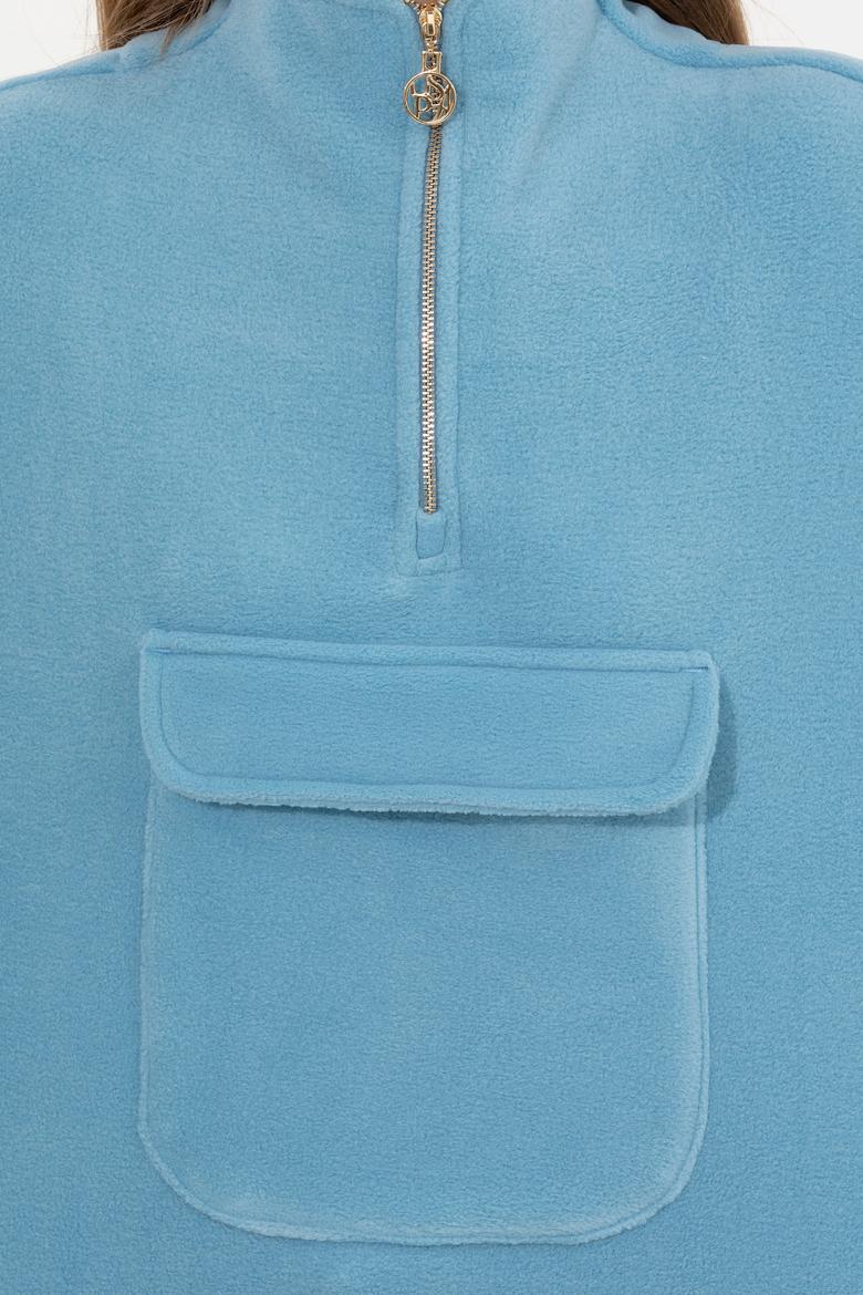 Kadın Mavi Sweatshirt - 50254449018