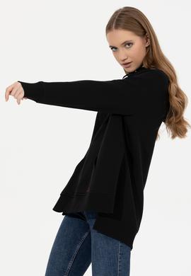Kadın Siyah Sweatshirt - 50260879029