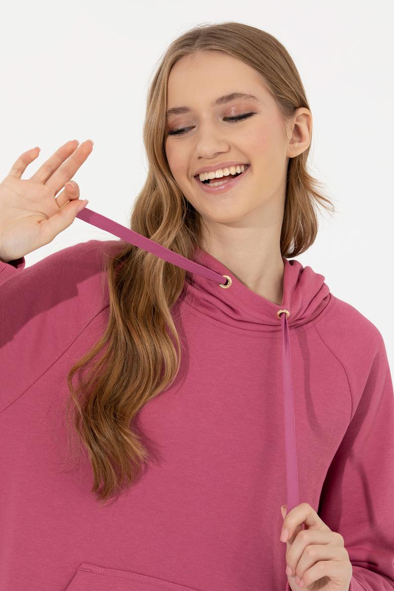 Kadın Pembe Sweatshirt - 50260879021