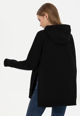 Kadın Siyah Sweatshirt - 50260879029