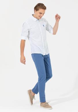 Erkek İndigo Kanvas Pantolon - 50198797075