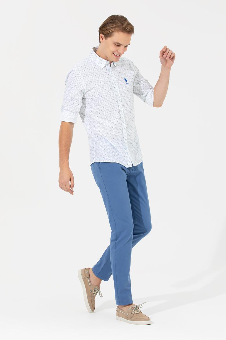 Erkek İndigo Kanvas Pantolon - 50198797075