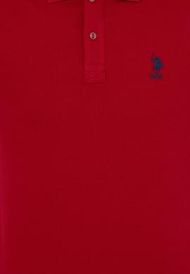 Erkek Bordo Basic Polo Yaka Tişört - 50249153050