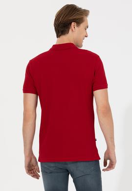 Erkek Bordo Basic Polo Yaka Tişört - 50249153050