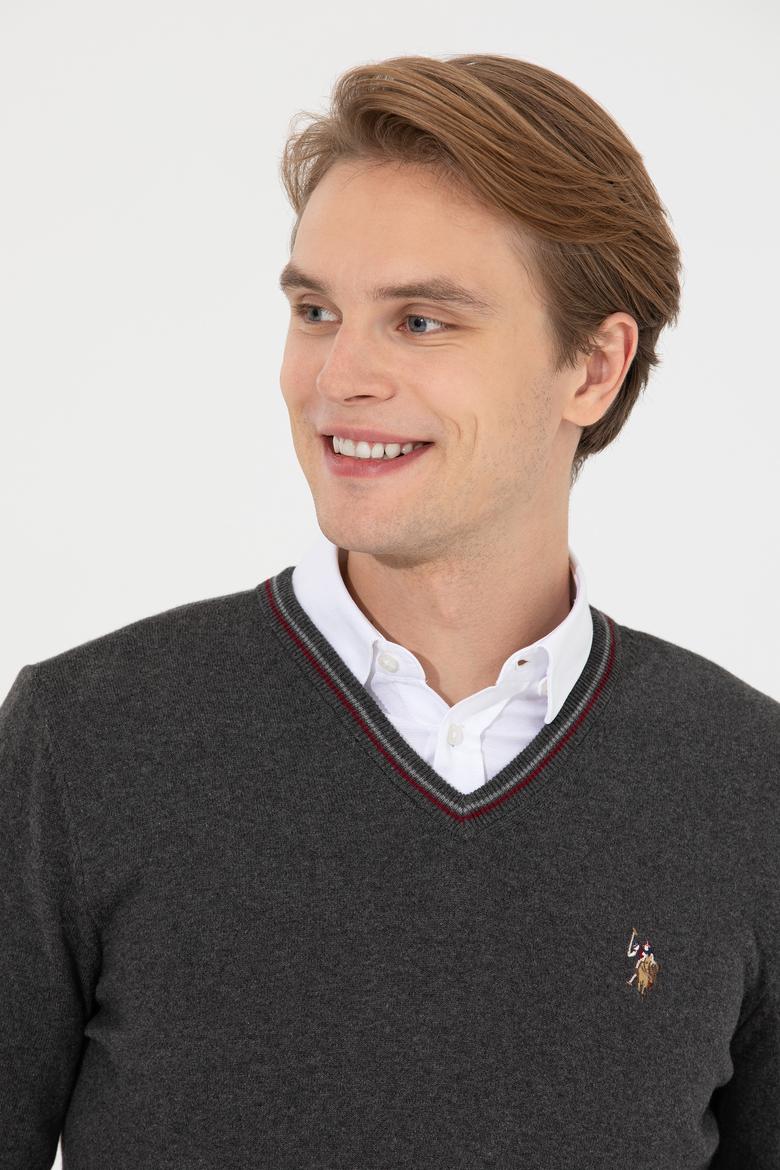 Erkek Antrasit Basic Kazak - 50236974066