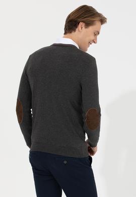 Erkek Antrasit Basic Kazak - 50236974066