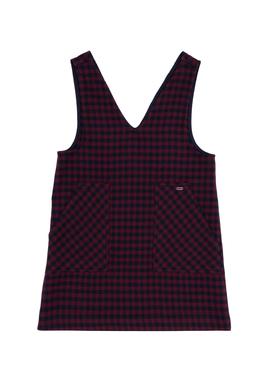 Kız Çocuk Lacivert Dokuma Elbise - 50252824002