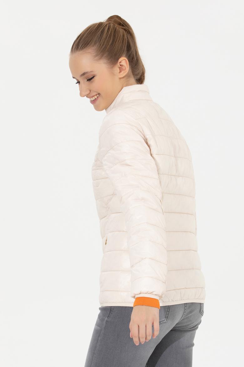 Kadın Ekru Mont - 50255858014