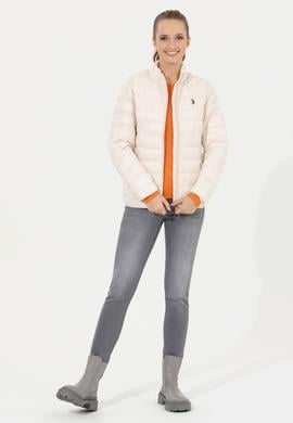 Kadın Ekru Mont - 50255858014