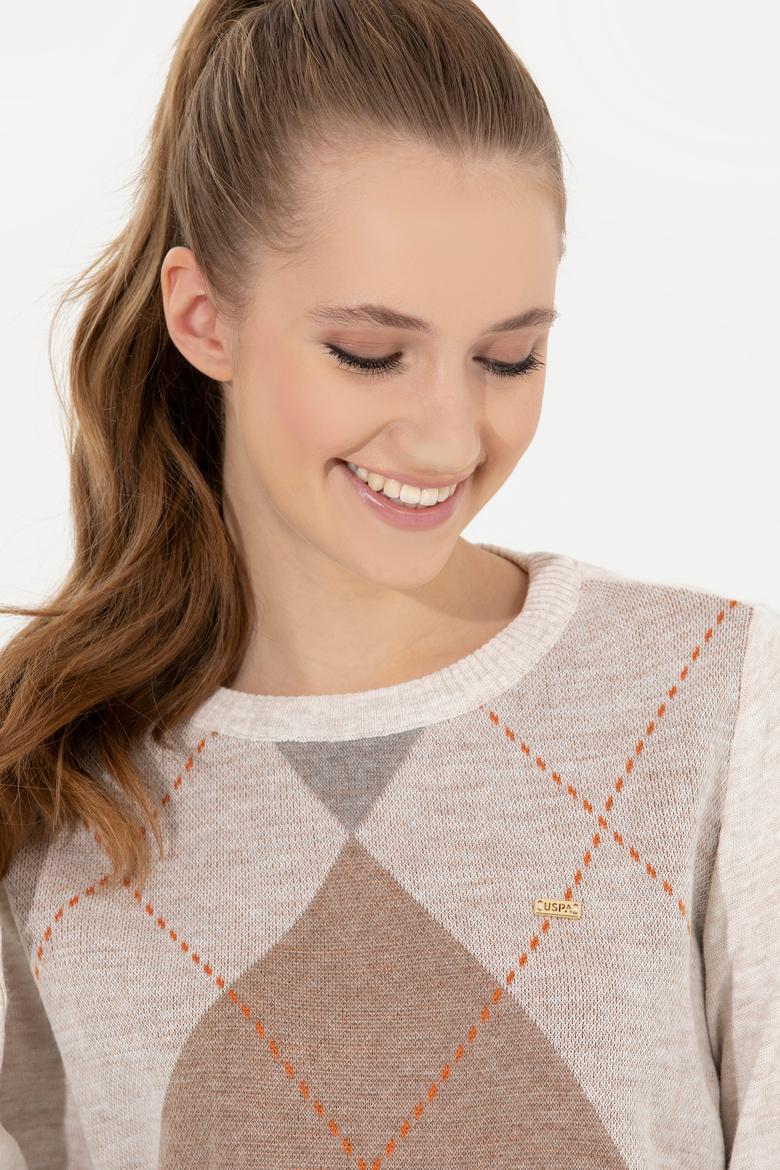 Kadın Camel Melanj Kazak - 50251896036