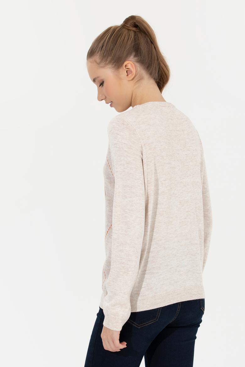 Kadın Camel Melanj Kazak - 50251896036