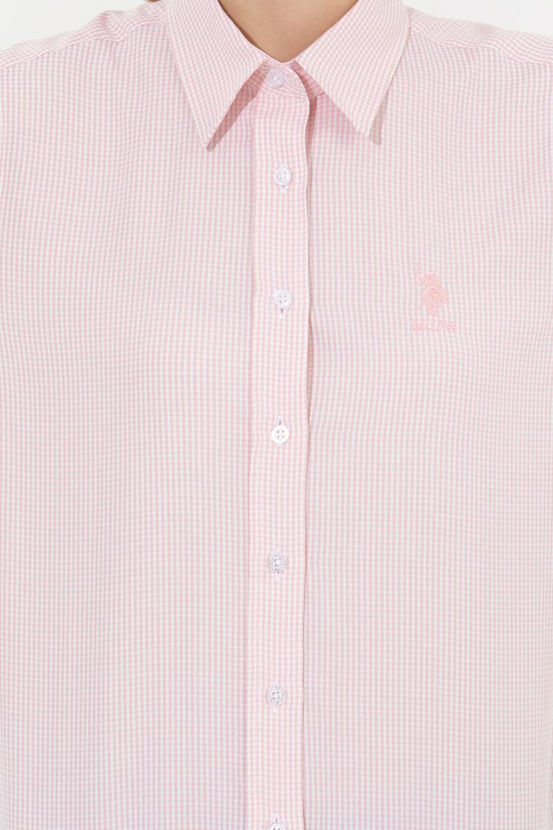 Kadın Pembe Gömlek Uzunkol - 50254557015