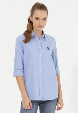 Kadın Açık Mavi Gömlek Uzunkol - 50254557006