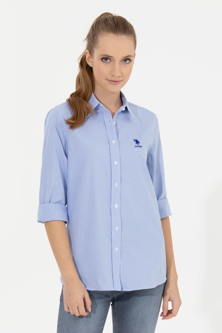 Kadın Açık Mavi Gömlek Uzunkol - 50254557006