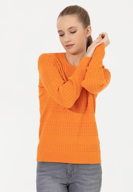 Kadın Turuncu Kazak - 50253007048