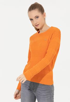 Kadın Turuncu Kazak - 50253007048