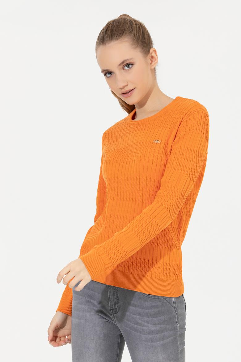 Kadın Turuncu Kazak - 50253007048