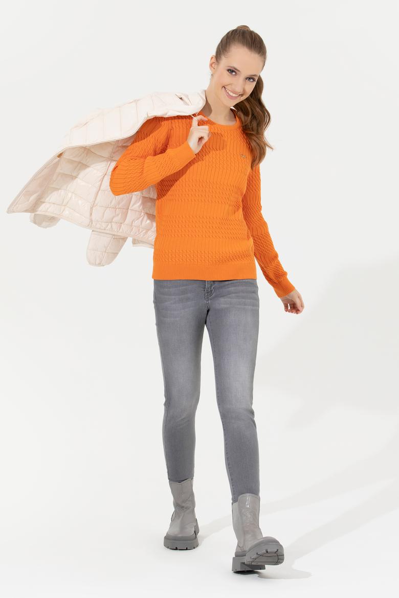 Kadın Turuncu Kazak - 50253007048