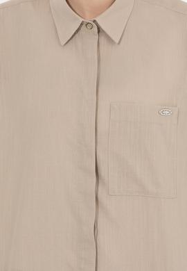 Kadın Haki Uzun Kollu Gömlek - 50251872014