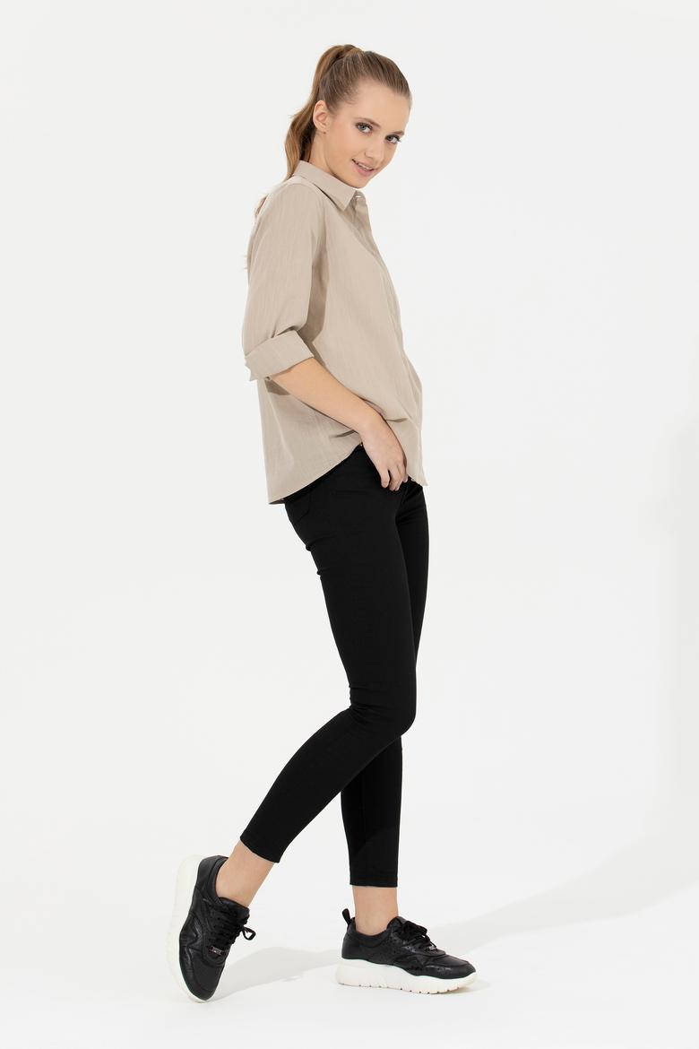 Kadın Siyah Pantolon - 50261329011