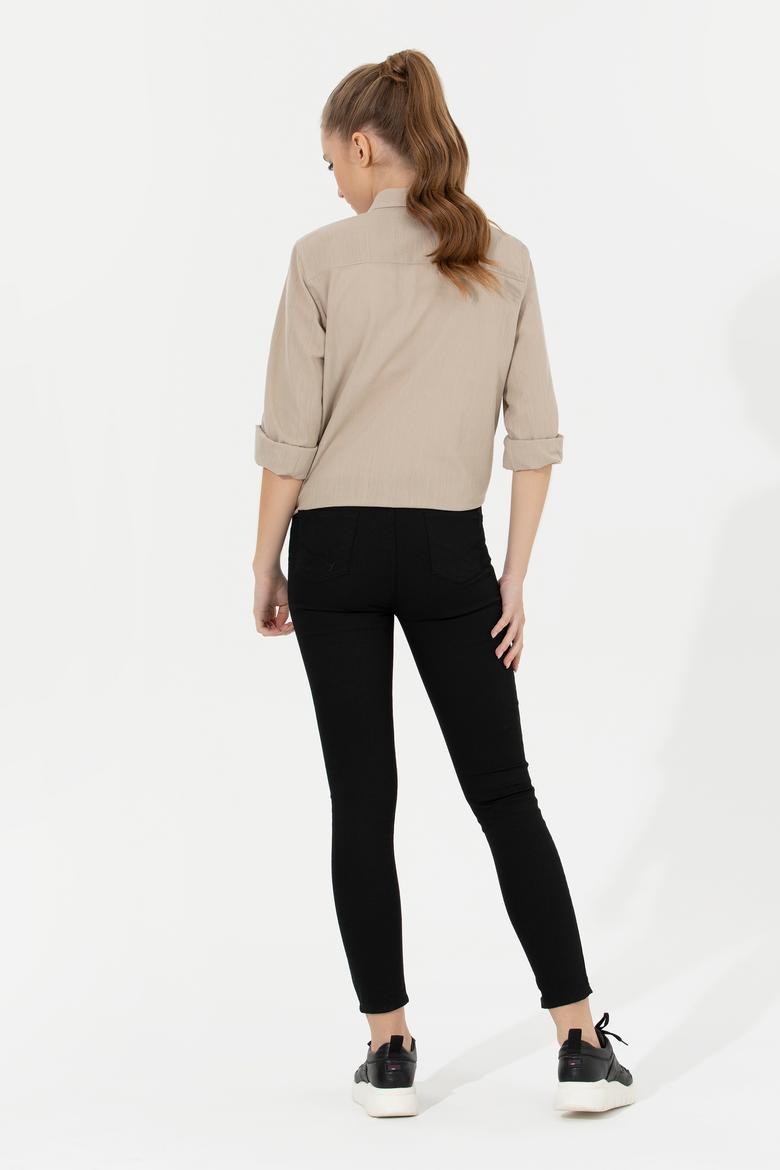 Kadın Siyah Pantolon - 50261329011