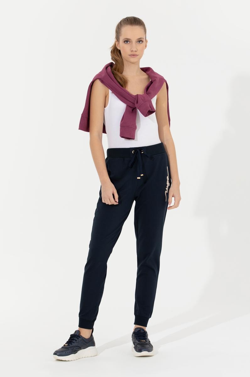Kadın Lacivert Jogger Eşofman Altı