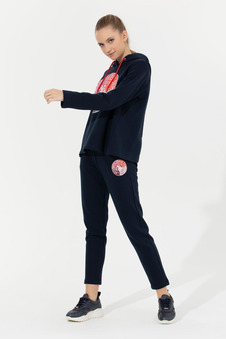 Kadın Lacivert Kapüşonlu Sweatshirt - 50254470002