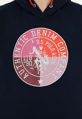 Kadın Lacivert Kapüşonlu Sweatshirt - 50254470002