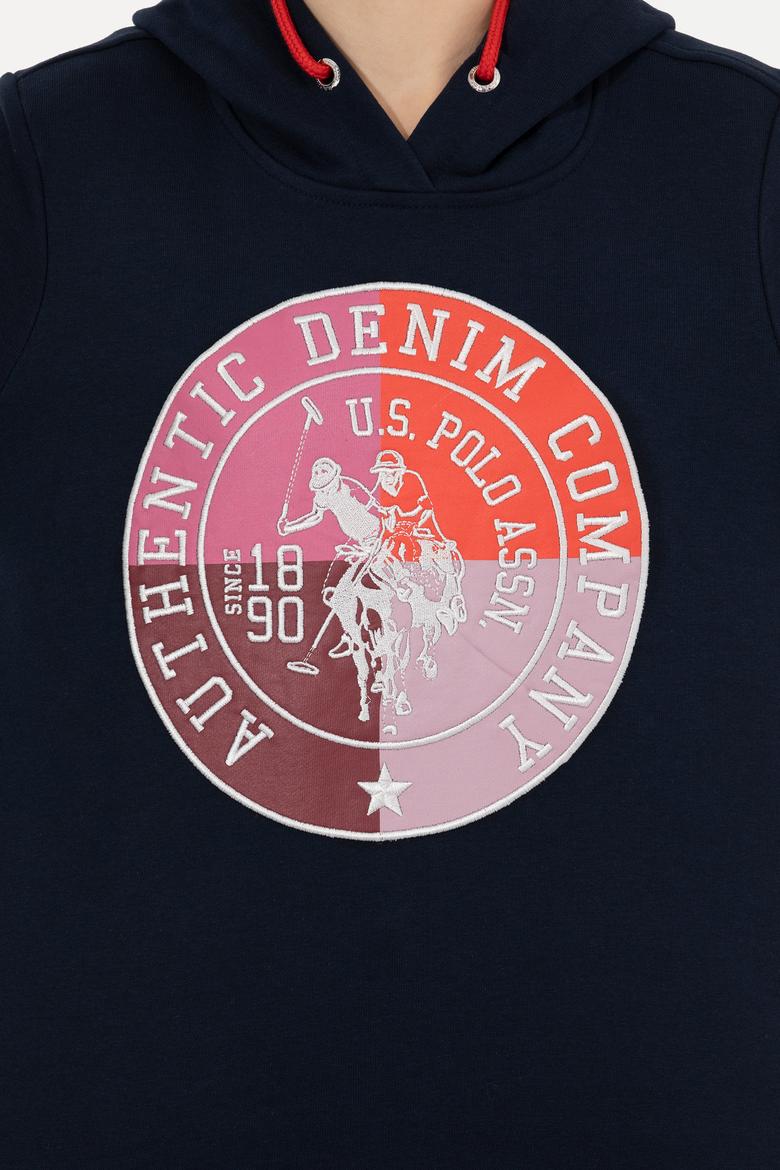 Kadın Lacivert Kapüşonlu Sweatshirt - 50254470002