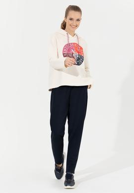 Kadın Ekru Sweatshirt - 50254470013