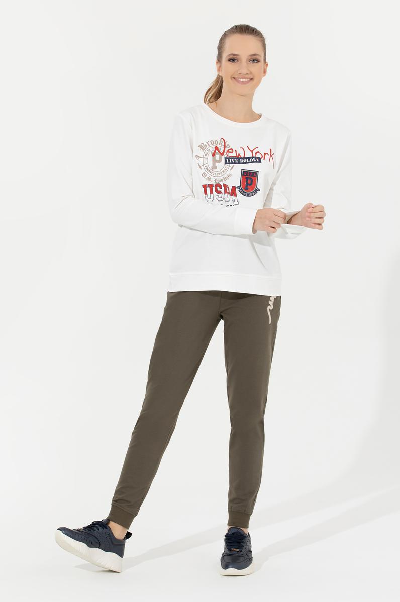 Kadın Koyu Haki Jogger Eşofman Altı