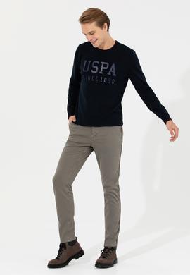 Erkek Lacivert Bisiklet Yaka Triko Kazak - 50258076003