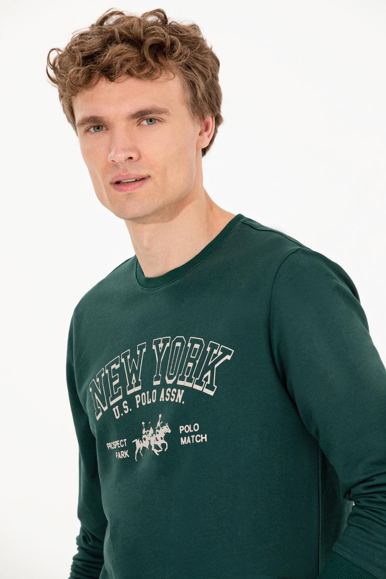 Erkek Yeşil Sweatshirt