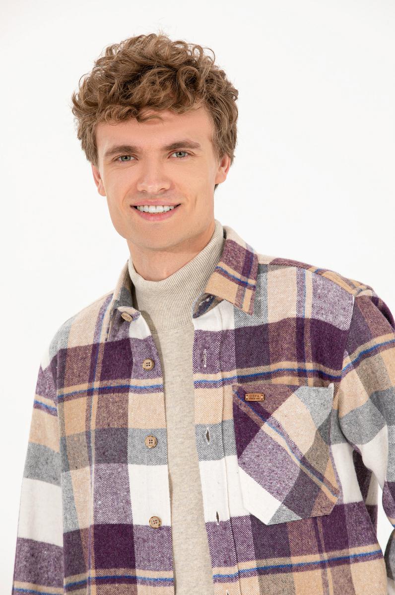 Erkek Camel Uzun Kollu Gömlek