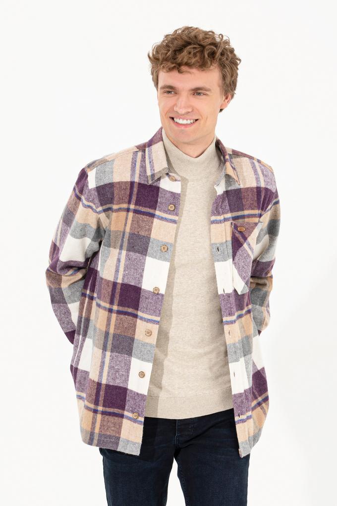 Erkek Camel Uzun Kollu Gömlek